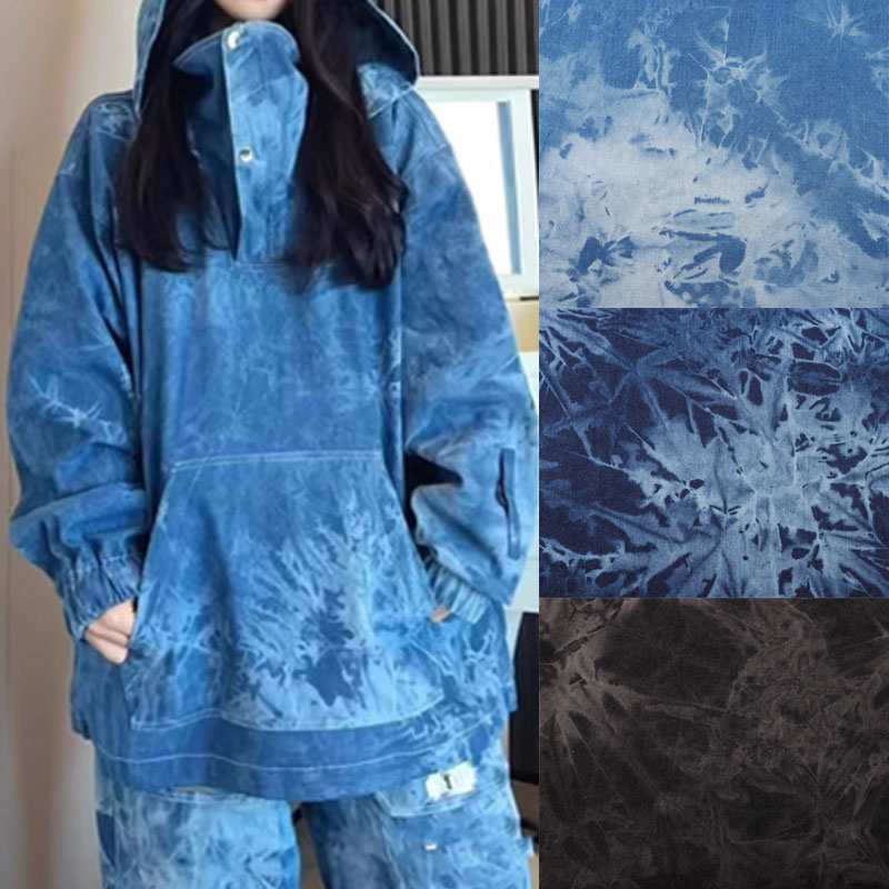 Sewing Tie Dye - %100 Pamuk Tie-dye Elbiseler Kot Kumaş