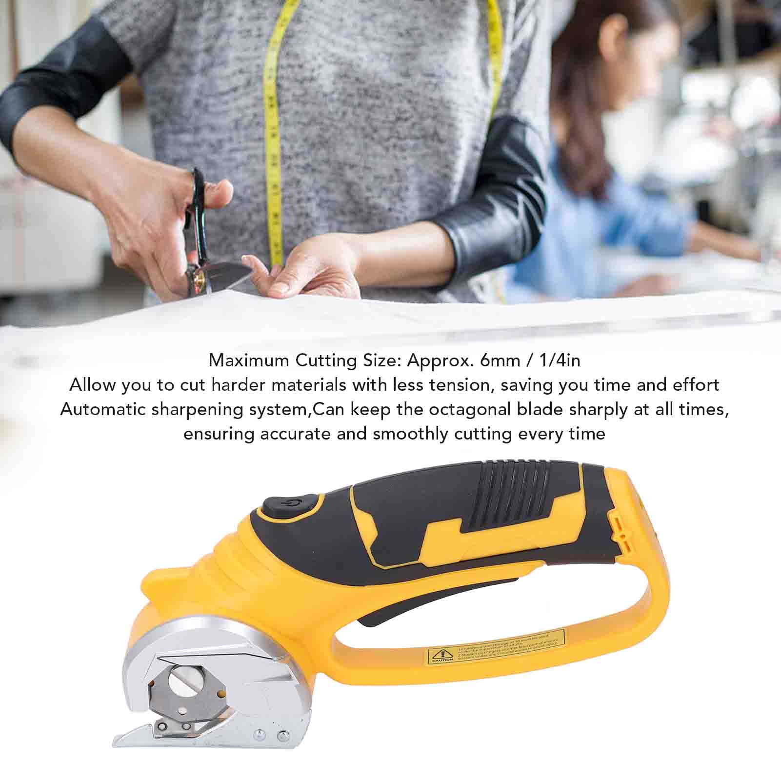 Rotary Cutter Fabric - Elektrikli Karton Kesici Akülü Elektrikli Makas