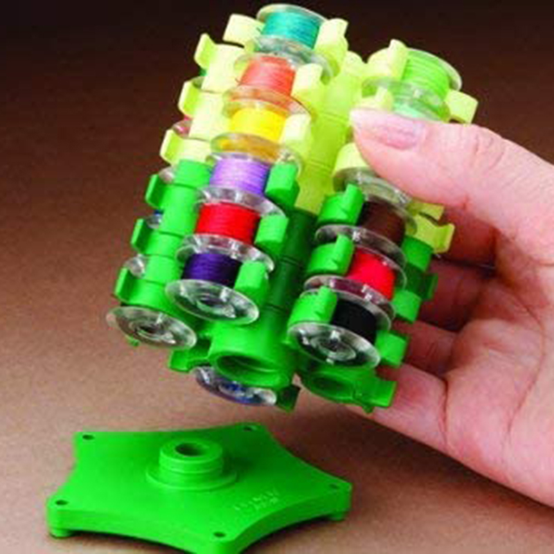 Bobbin Organizer Box - Depolama klip standı dikiş Bobbins kulesi