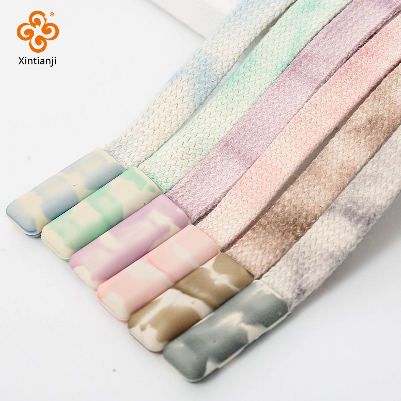 Sewing Tie Dye - 1 cm genişliğinde Düz Örgülü Halat
