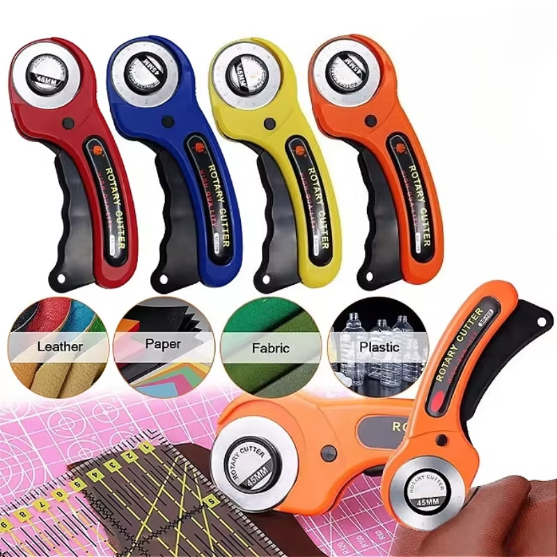 Rotary Cutter Fabric - 45MM Rulo Tekerlekli Bıçak Kumaş Kesme