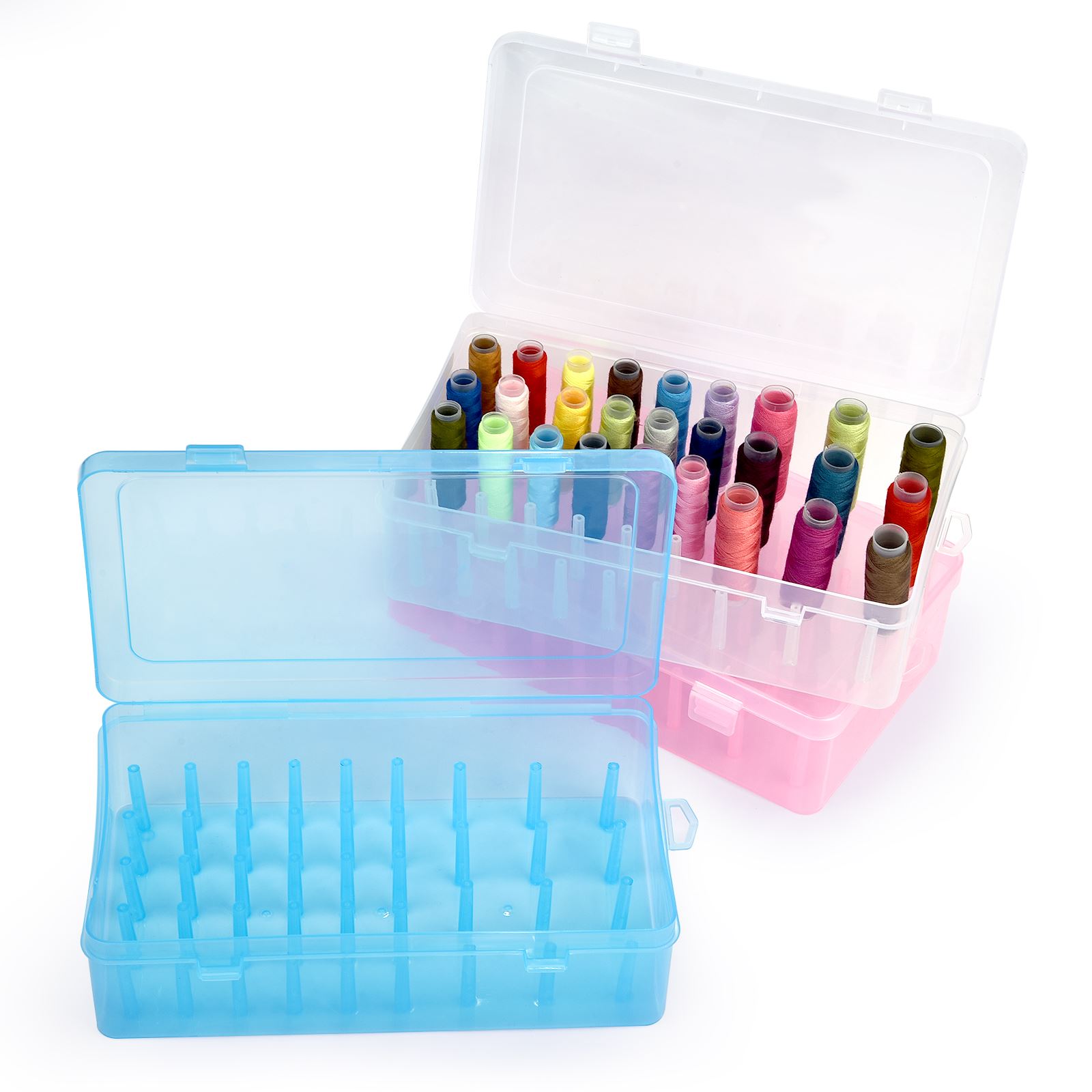 Bobbin Organizer Box - 42 Eksen Dikiş Konuları Kutusu Bobin