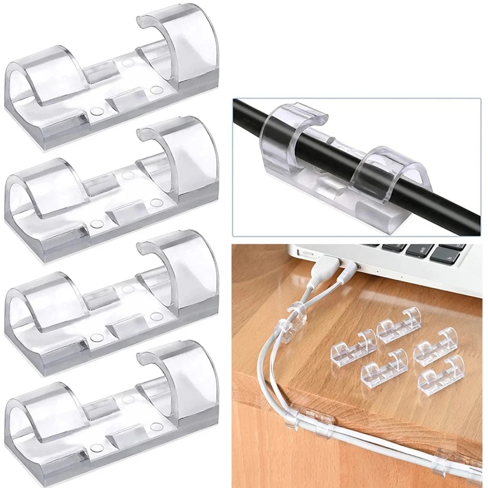 Bobbin Organizer Box - 20/40 adet kablo düzenleyici klipler kablo