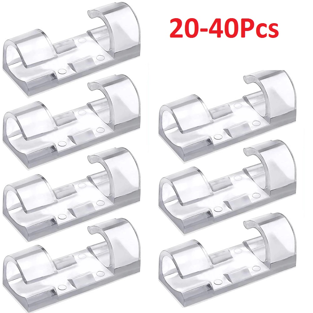 Bobbin Organizer Box - 40 adet kablo düzenleyici klipler kablo