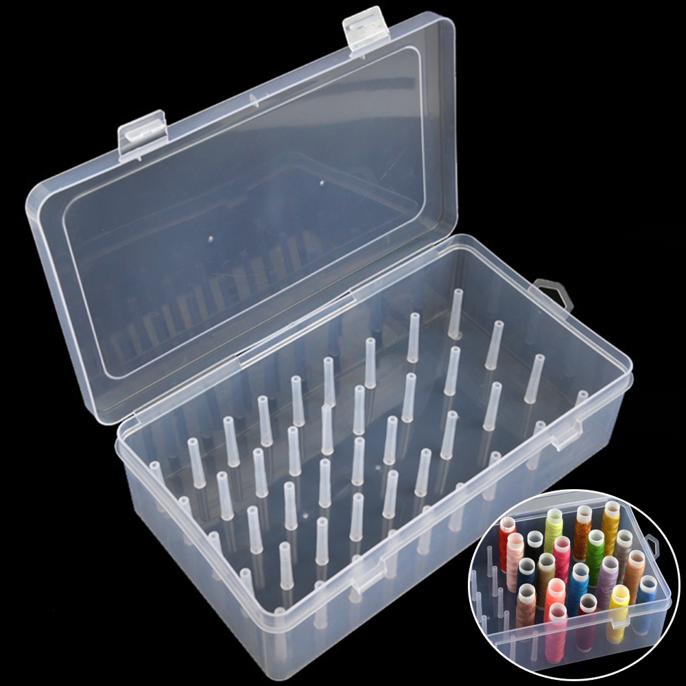 Bobbin Organizer Box - Yeni Dikiş Ipliği Kutusu 42 Parça