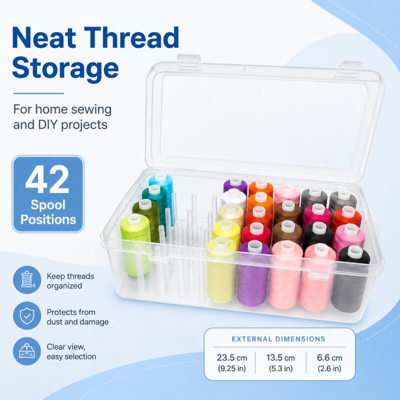 Bobbin Organizer Box - Dikiş İpliği Saklama Kutusu 42 Makara
