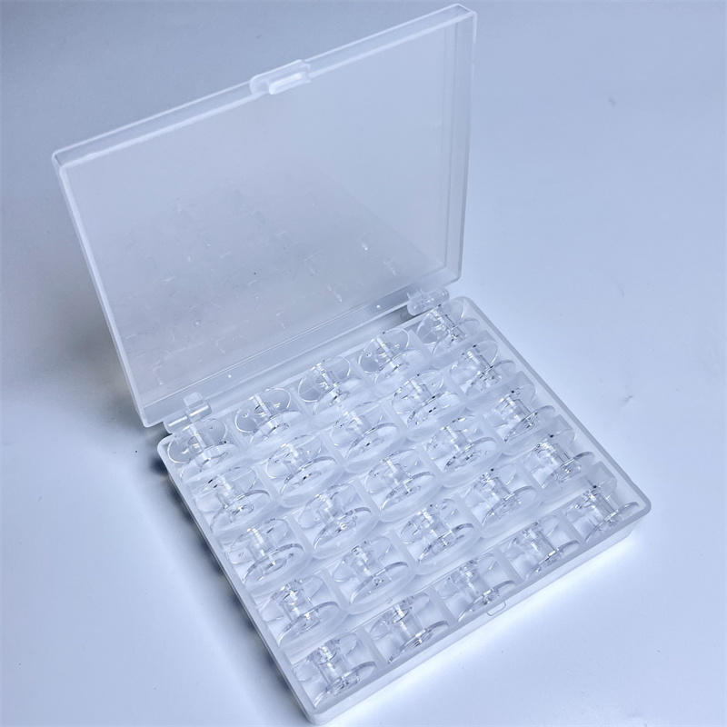 Bobbin Organizer Box - 25 Izgara Temizle Boş Bobin saklama