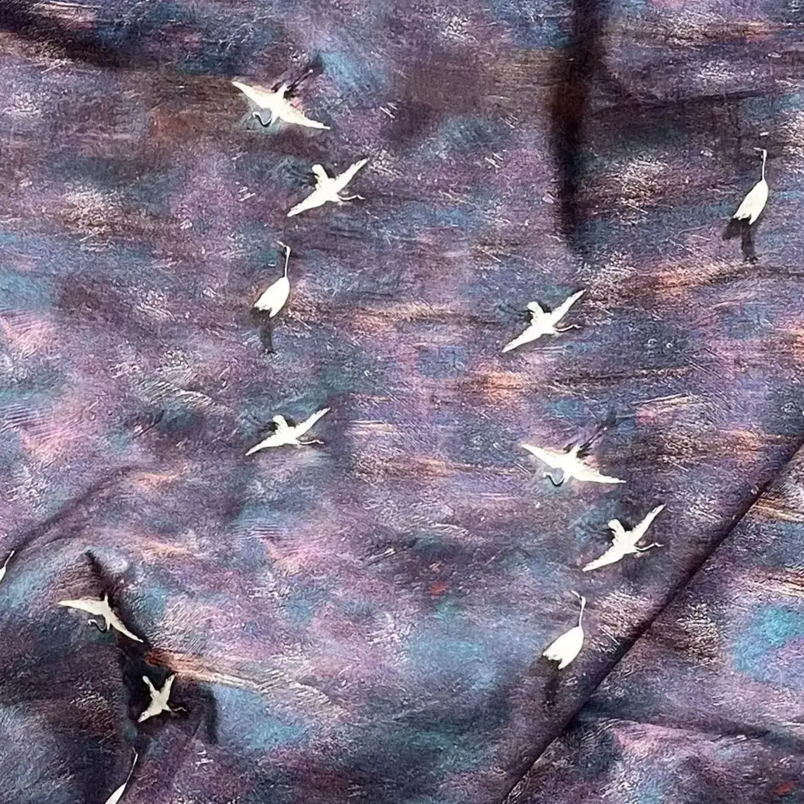 Sewing Tie Dye - Menekşe asuka yağlıboya Tie-Dye % 100%