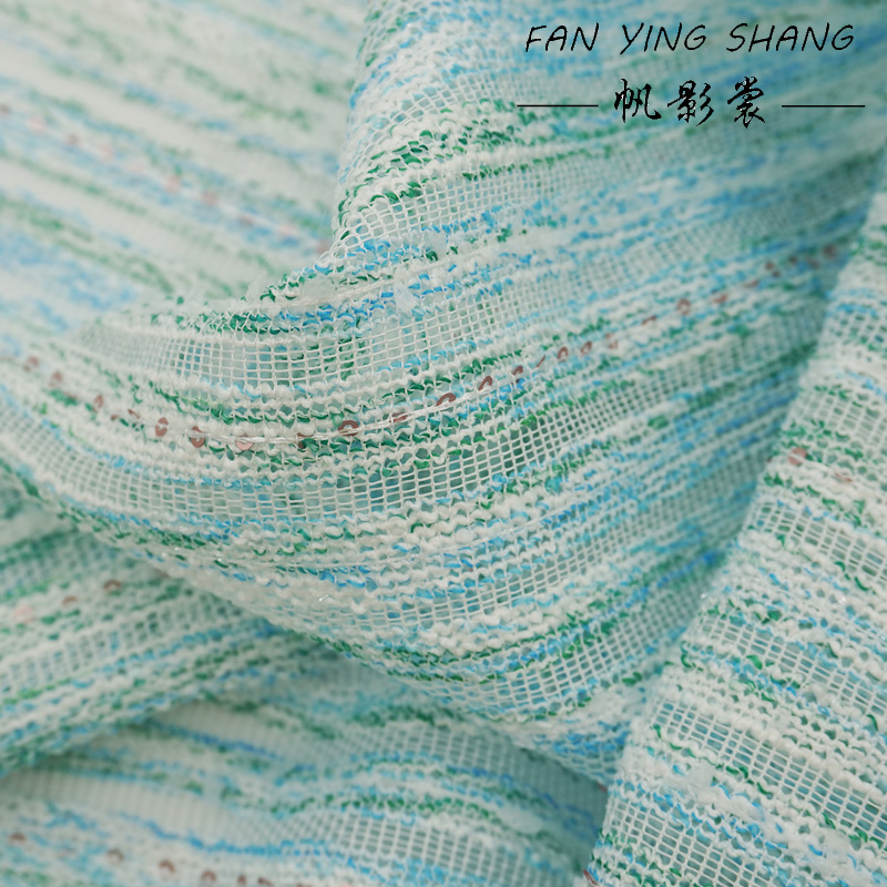 Yeni Stil Mavi Yeşil Çizgili P - Sewing Tweed Fabric incelemesi ve fiyatı