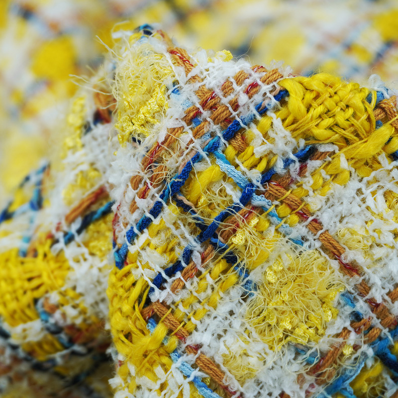 Canlı Stil Sarı Çok Renkli İpl - Sewing Tweed Fabric incelemesi ve fiyatı
