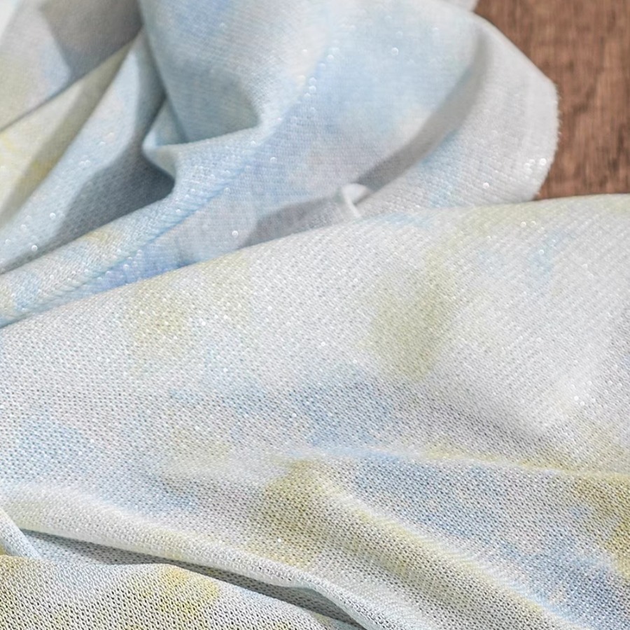 Batik Örgü Kumaş Sarı Beyaz Ma - Sewing Tie Dye incelemesi ve fiyatı