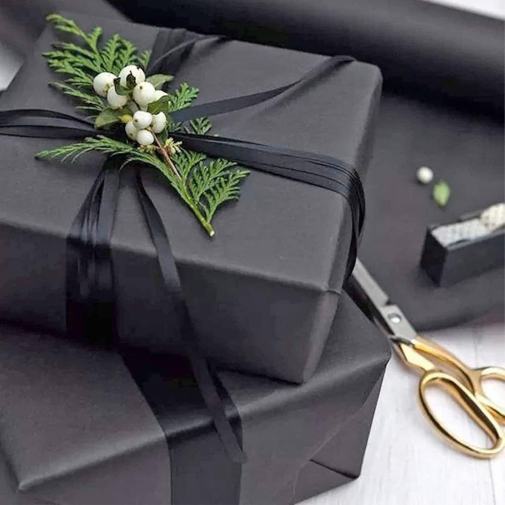 10-100 Yaprak Siyah Mendil Kağ - Pattern Tissue Paper incelemesi ve fiyatı