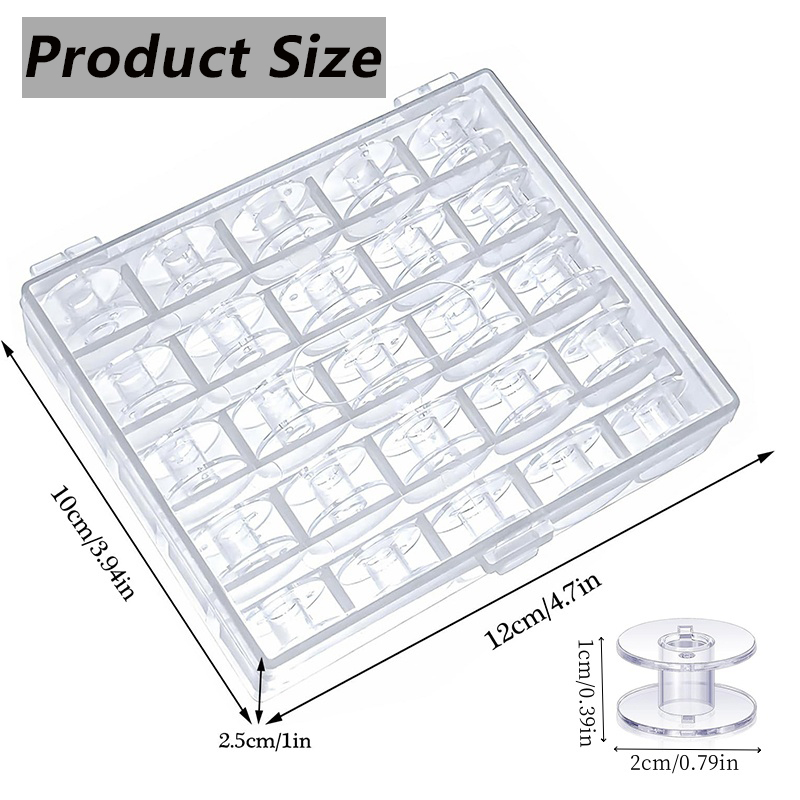 25 adet Ev DİKİŞ MAKİNESİ Alt  - Bobbin Organizer Box incelemesi ve fiyatı