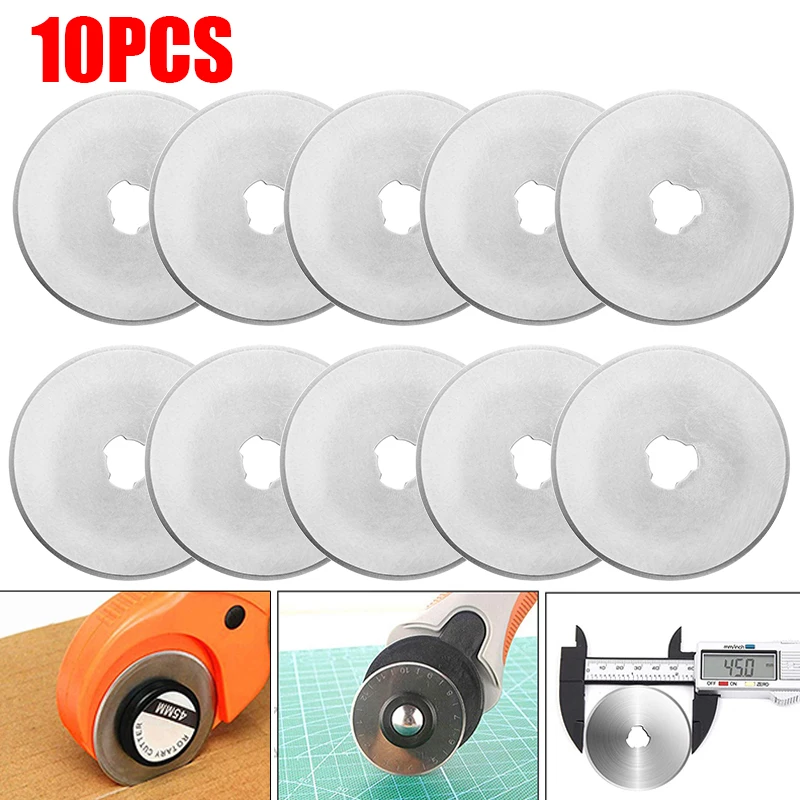 10 adet döner kesici bıçakları - Rotary Cutter Fabric incelemesi ve fiyatı