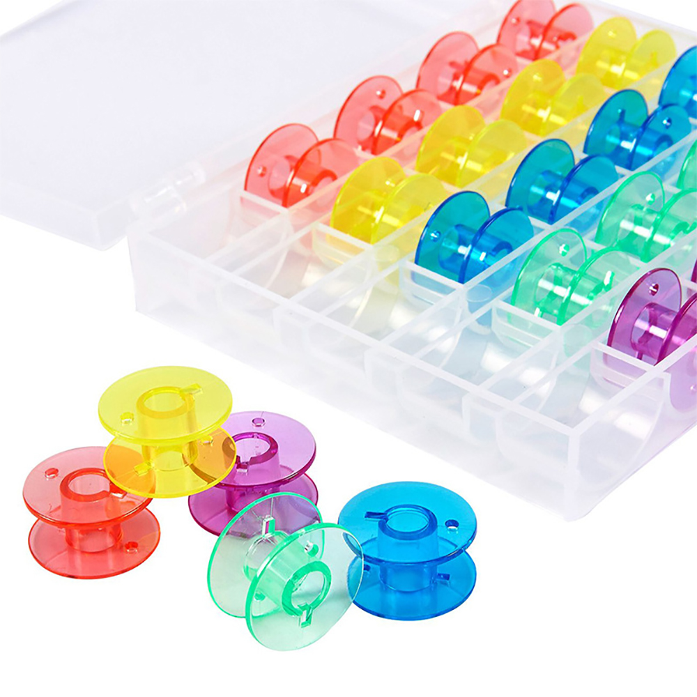 25 adet/takım plastik iplikler - Bobbin Organizer Box incelemesi ve fiyatı