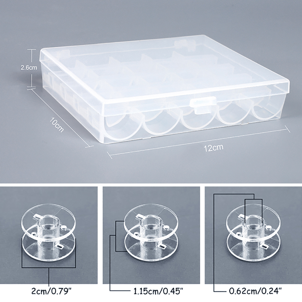 25 adet/takım plastik iplikler - Bobbin Organizer Box incelemesi ve fiyatı