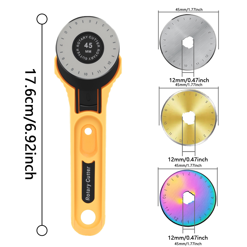 45mm Döner Kumaş Kesici Deri E - Rotary Cutter Fabric incelemesi ve fiyatı