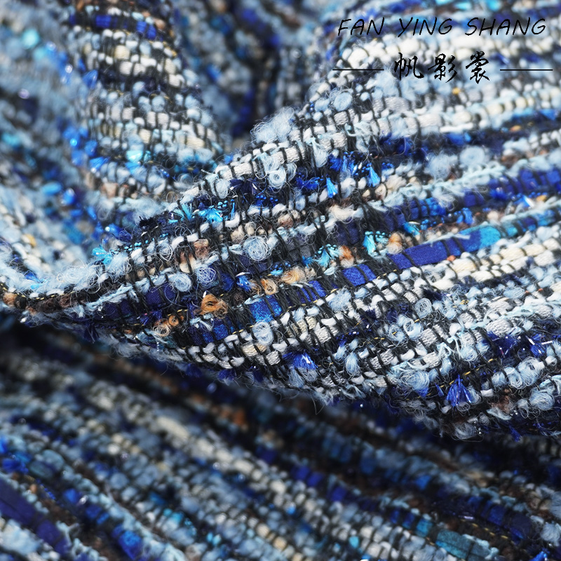 2025 Mavi Seri Parlak Şifon Yü - Sewing Tweed Fabric incelemesi ve fiyatı