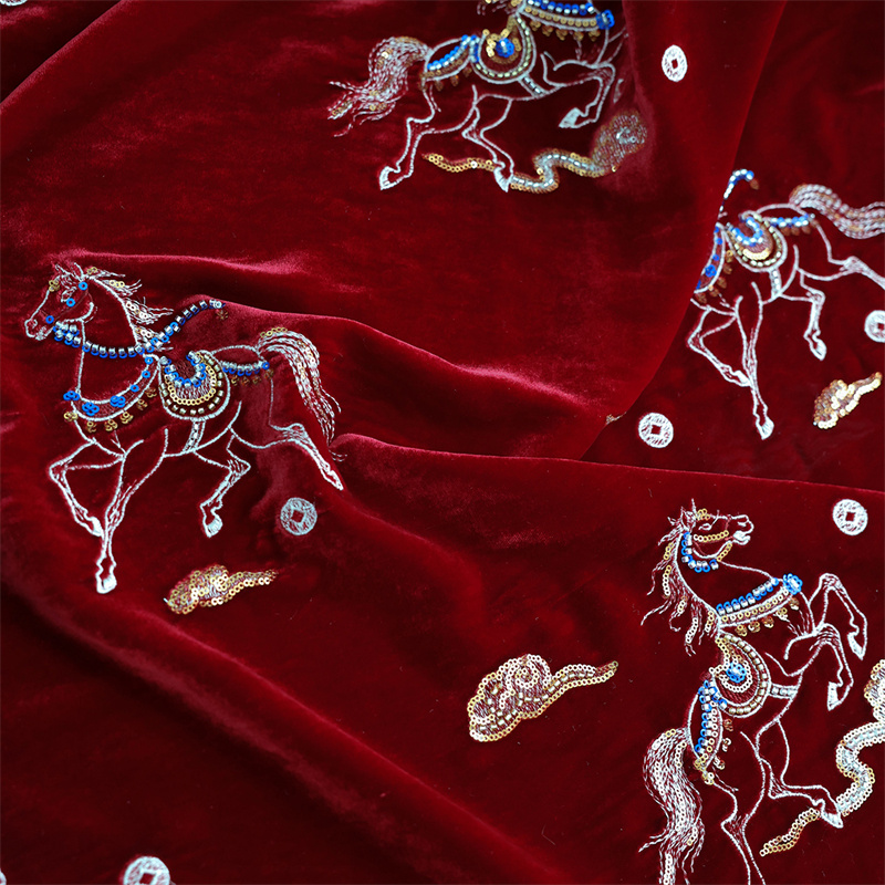 Sonbahar/Kış Kalın İpek Kadife - Sewing Velvet Fabric incelemesi ve fiyatı