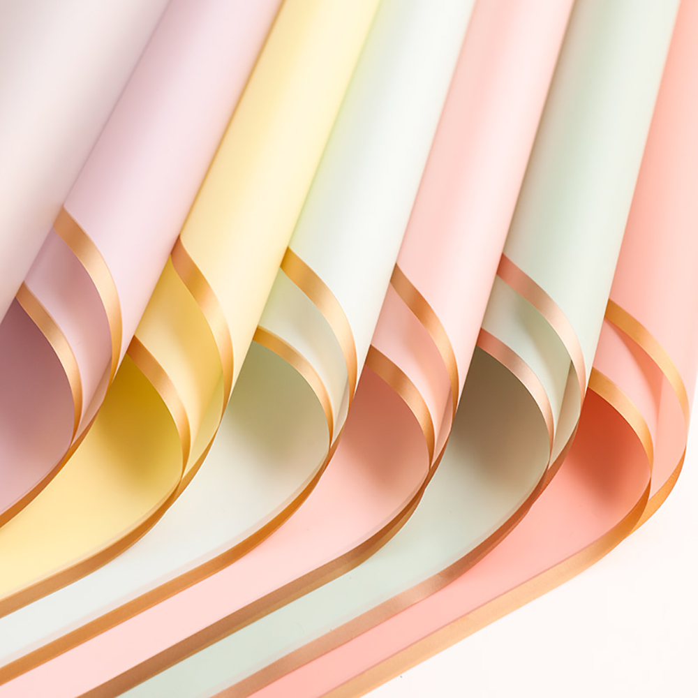 Altın Kenarlı 10 Yaprak Çiçek  - Pattern Tissue Paper incelemesi ve fiyatı