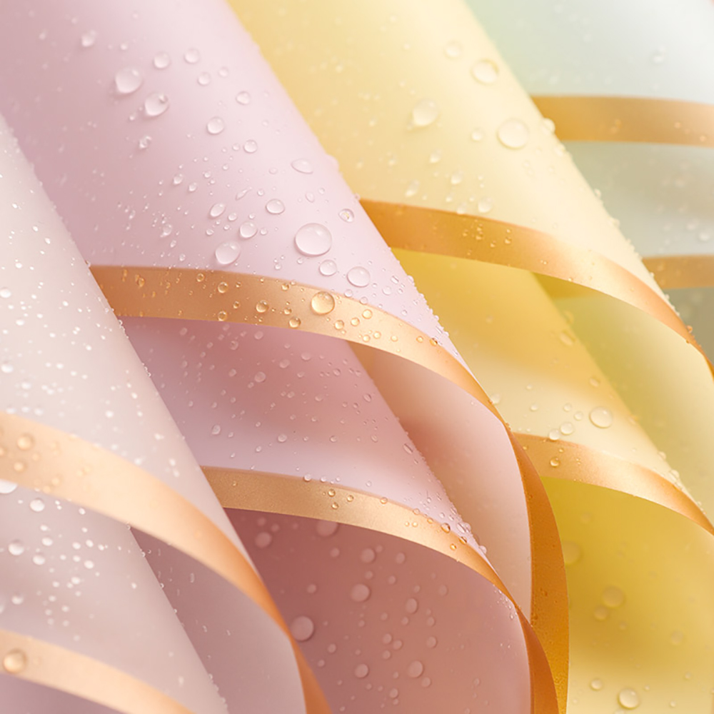Altın Kenarlı 10 Yaprak Çiçek  - Pattern Tissue Paper incelemesi ve fiyatı
