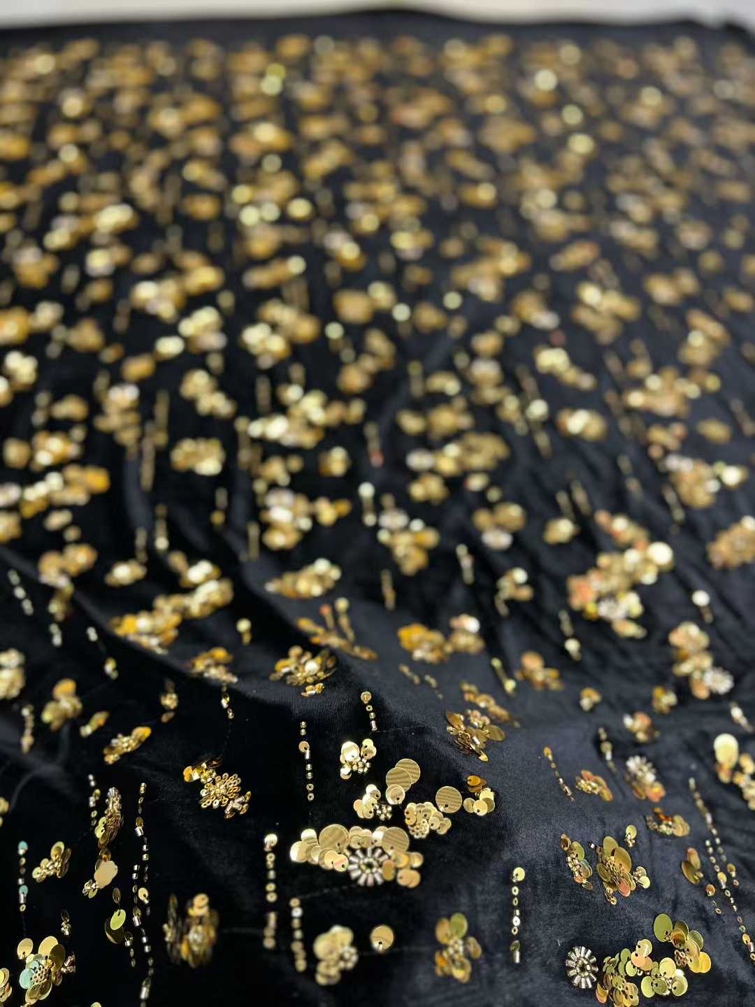 Afrika Pullu Kadife Dantel Kum - Sewing Velvet Fabric incelemesi ve fiyatı