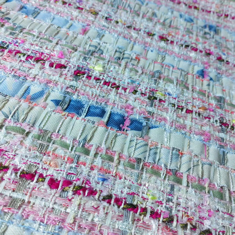 Pembe ve Beyaz Dokuma Şerit Ip - Sewing Tweed Fabric incelemesi ve fiyatı