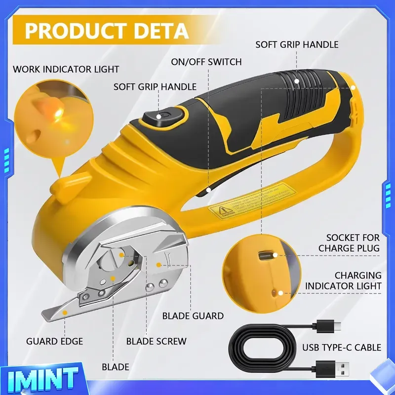 2000mAh Akülü Elektrikli Makas - Rotary Cutter Fabric incelemesi ve fiyatı