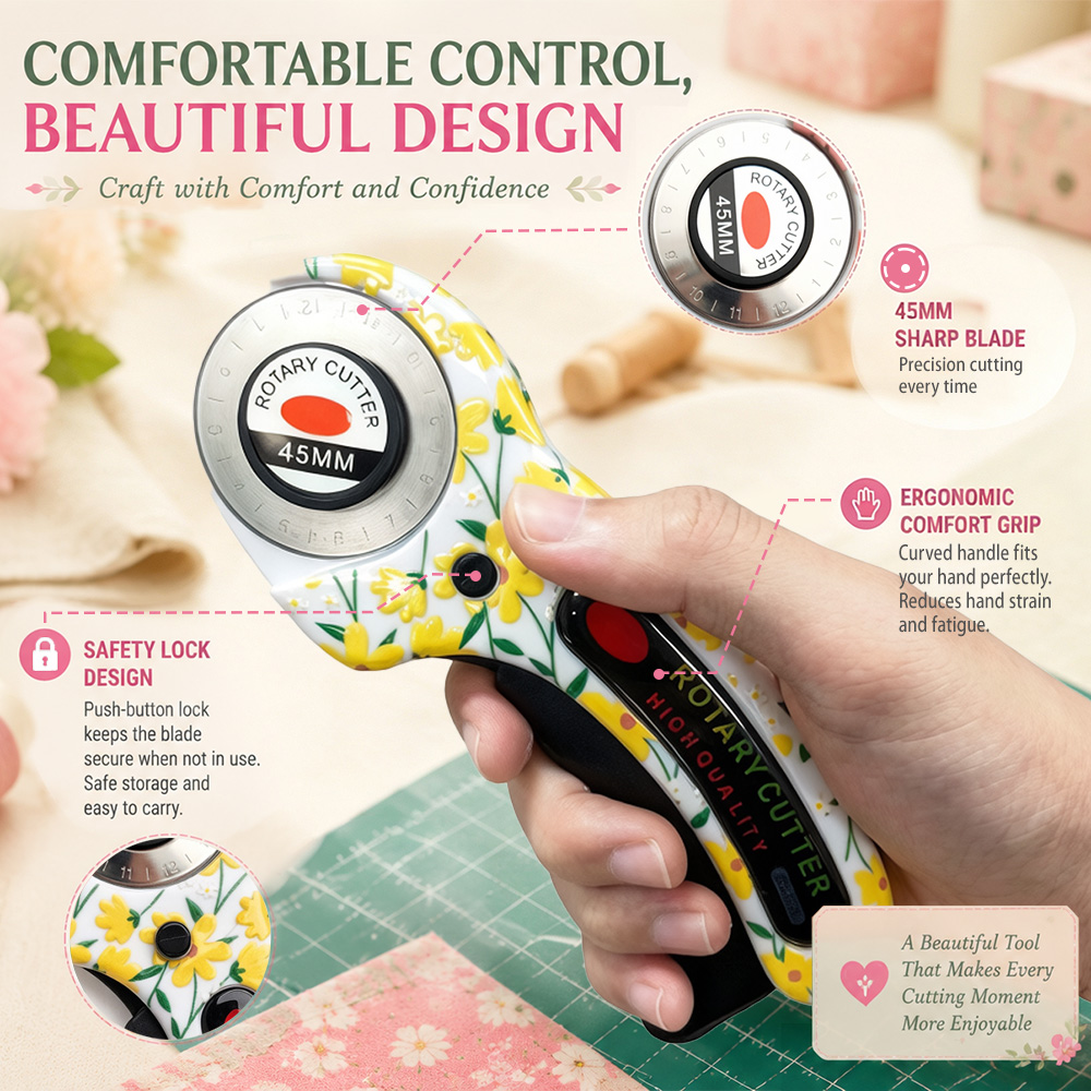 Döner Kesici 45mm Kart Kağıdı  - Rotary Cutter Fabric incelemesi ve fiyatı