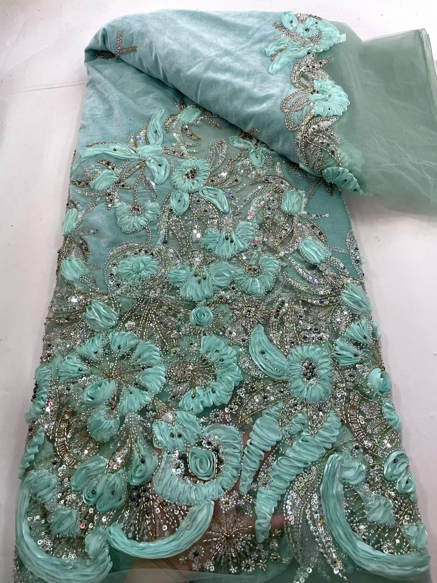 Afrika Püsküllü Kadife Dantel  - Sewing Velvet Fabric incelemesi ve fiyatı