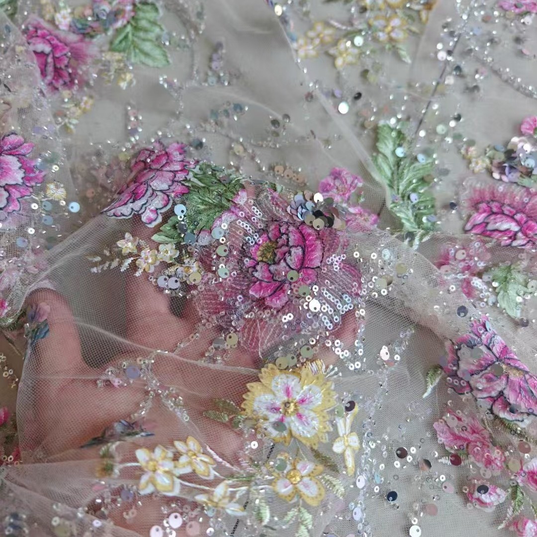 1M 120Cm Genişliğinde Lüks Bon - Sewing Embroidery Fabric incelemesi ve fiyatı