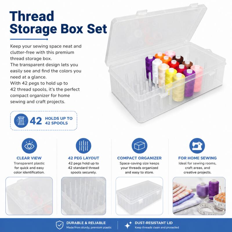 Dikiş İpliği Saklama Kutusu 42 - Bobbin Organizer Box incelemesi ve fiyatı
