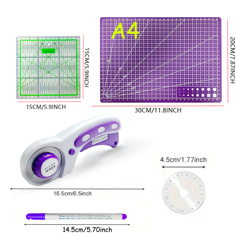 45mm Döner Kesici, Kalınlaştır - Rotary Cutter Fabric incelemesi ve fiyatı