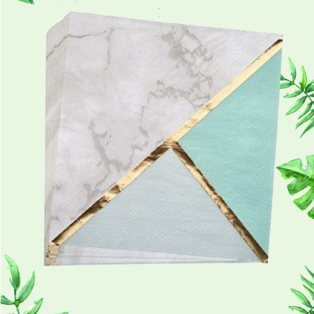 16 Adet Nane Yeşili Bronz Dese - Pattern Tissue Paper incelemesi ve fiyatı