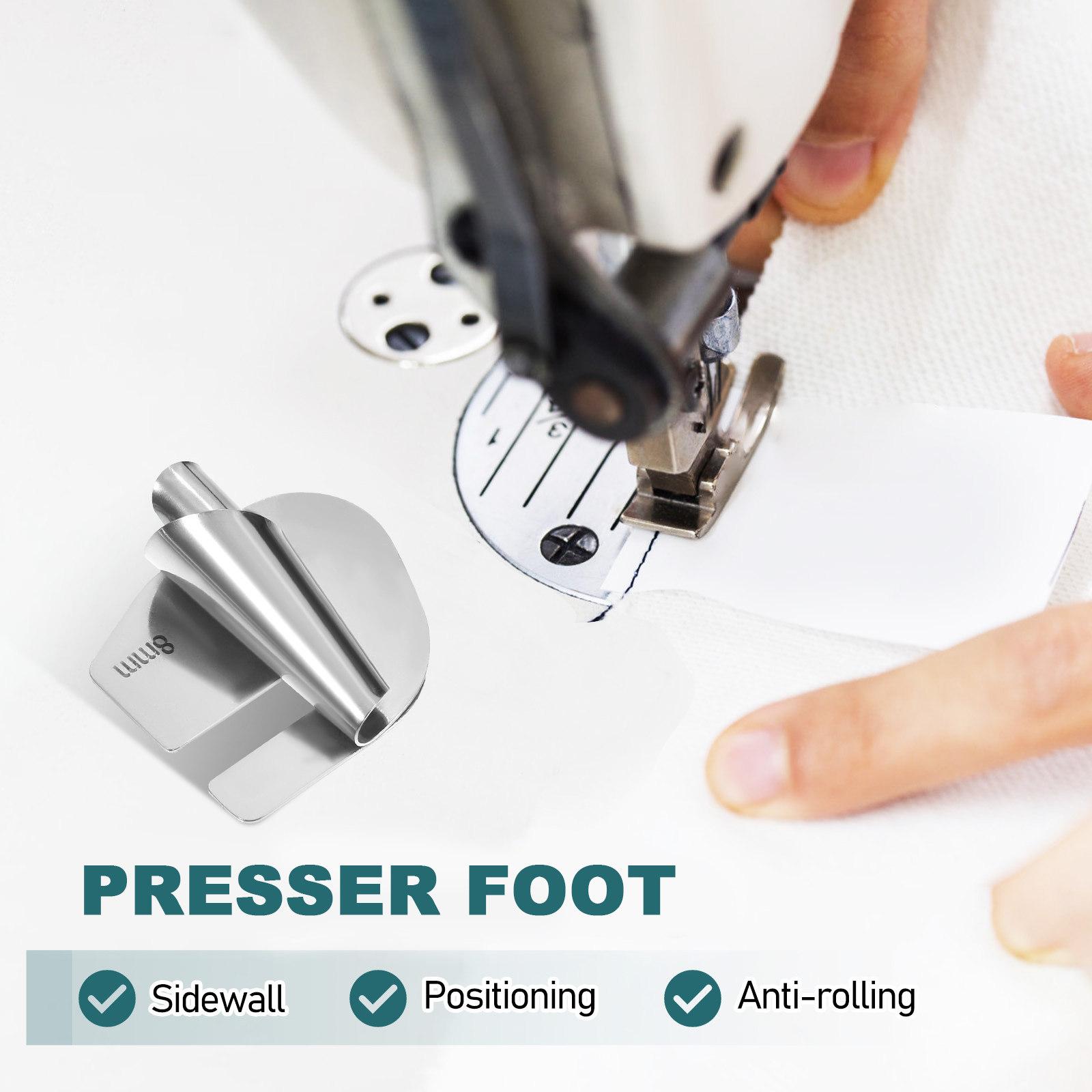 1 Set Kıvrımlı Kenar Ayağı Dik - Sewing Roll incelemesi ve fiyatı