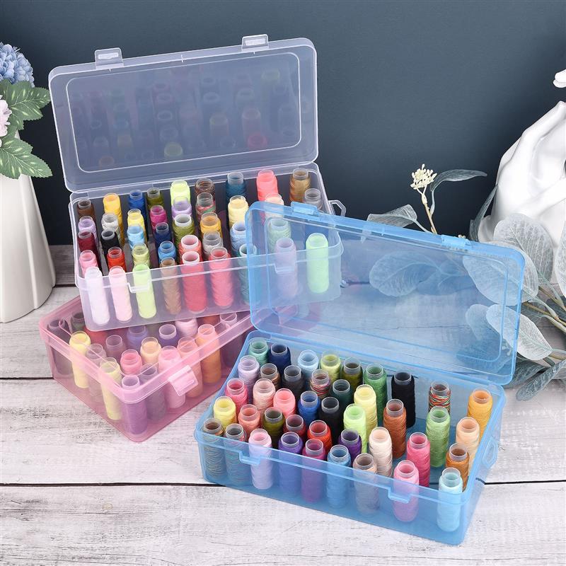 Yeni 42 eksen dikiş ipliği sak - Bobbin Organizer Box incelemesi ve fiyatı